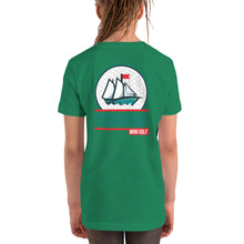 Load image into Gallery viewer, Youth Short Sleeve T-Shirt with front and back print
