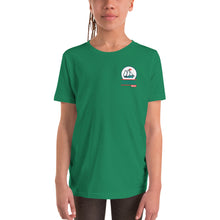 Load image into Gallery viewer, Youth Short Sleeve T-Shirt with front and back print