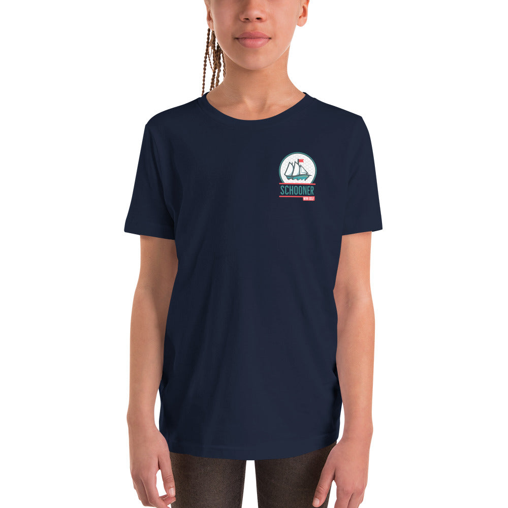 Youth Short Sleeve T-Shirt with front and back print