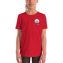 Load image into Gallery viewer, Youth Short Sleeve T-Shirt with front and back print
