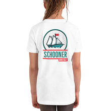 Load image into Gallery viewer, Youth Short Sleeve T-Shirt with front and back print