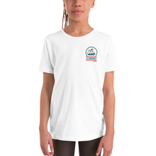 Load image into Gallery viewer, Youth Short Sleeve T-Shirt with front and back print